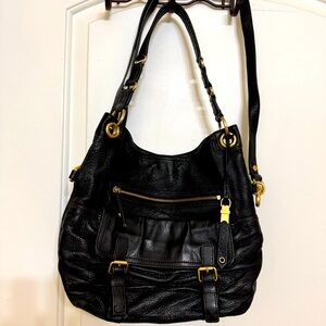 Cole Haan black hobo bag